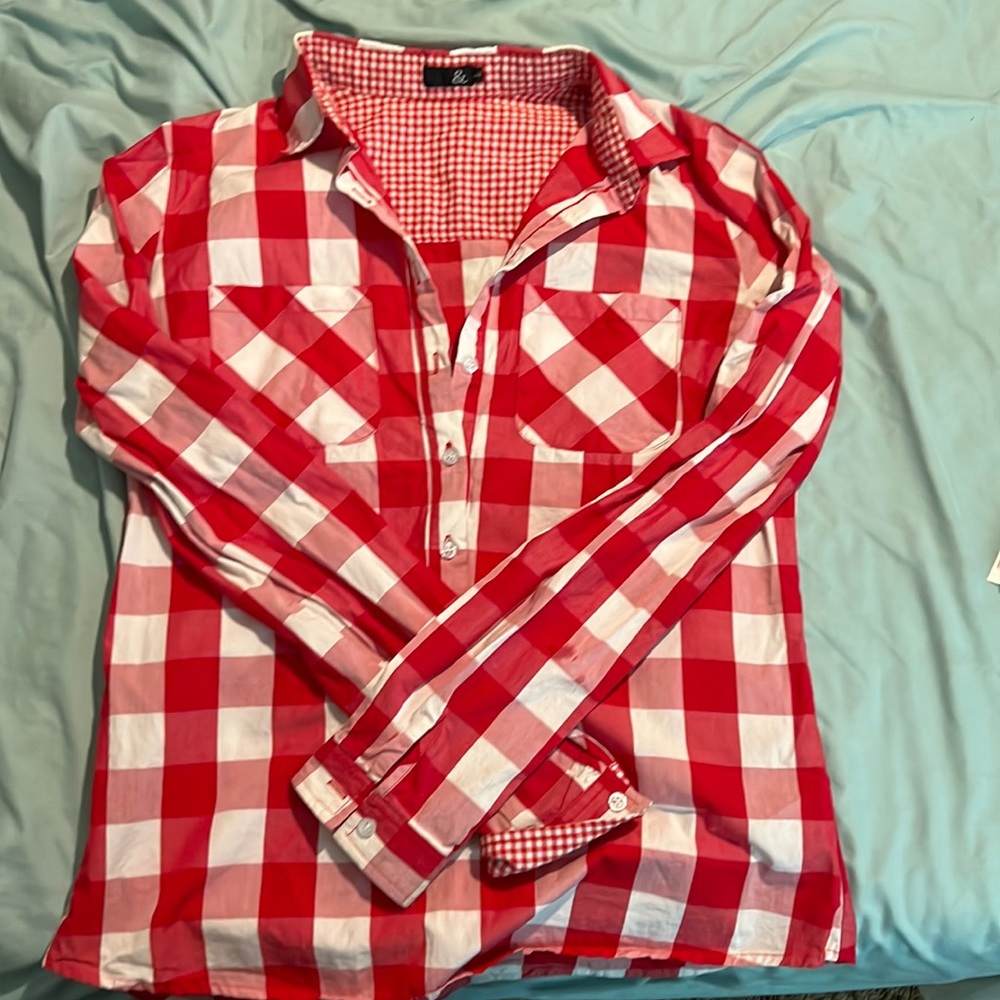 Red and white flannel